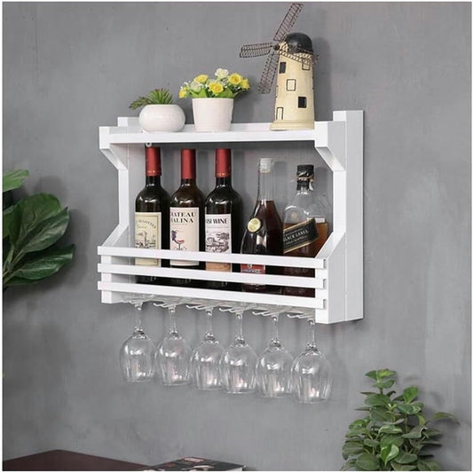 Mistalika 2-Tier Wall Mounted Wine Rack