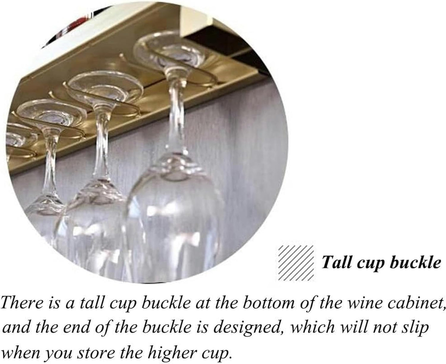 Mistalika 2-Tier Wall Mounted Wine Rack