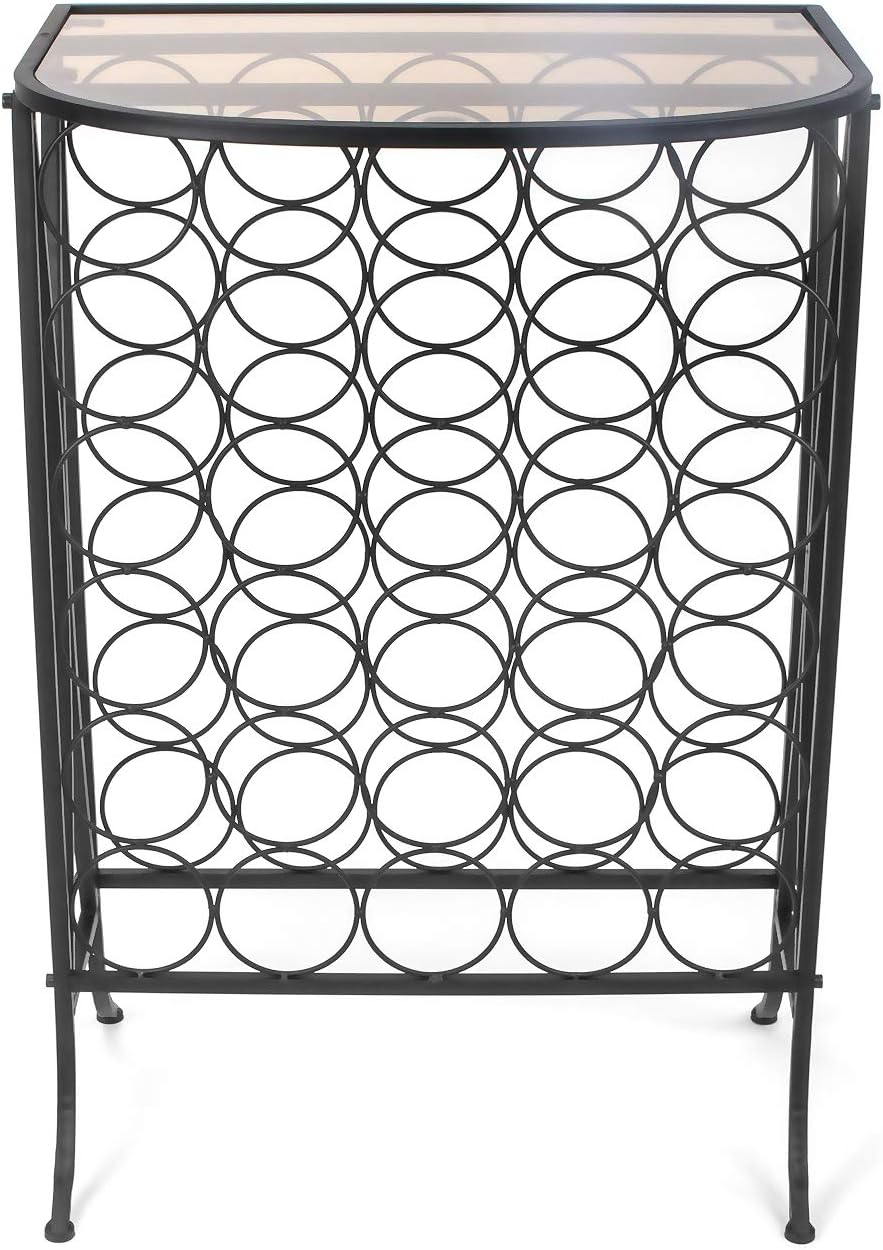 Elegant French Style Wine Rack to Compliment Any Space (Wine Stand - 30 Bottles)